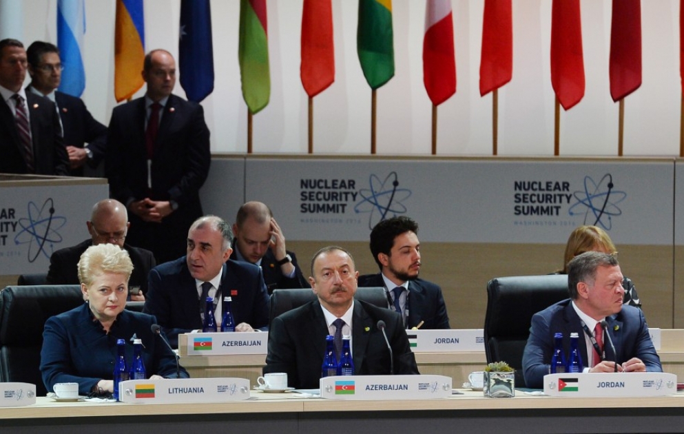 Le président azerbaïdjanais a participé au Sommet sur la sécurité nucléaire à Washington