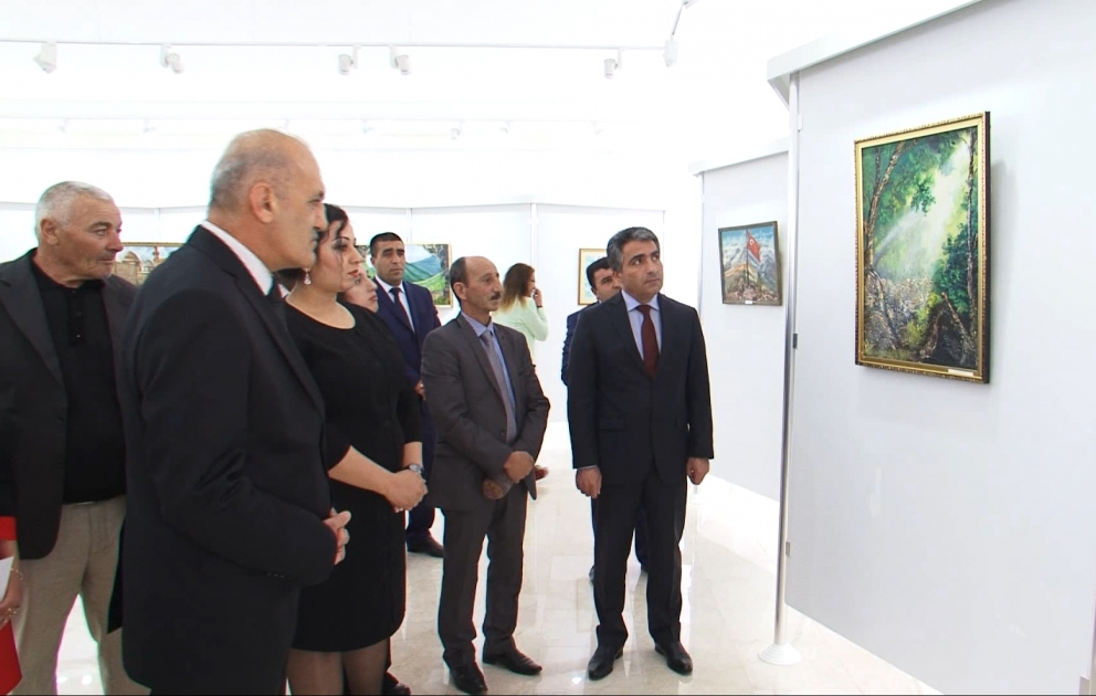 Naxçıvanda "Oğuz yurdu " adlı rəsm sərgisi təşkil olunub