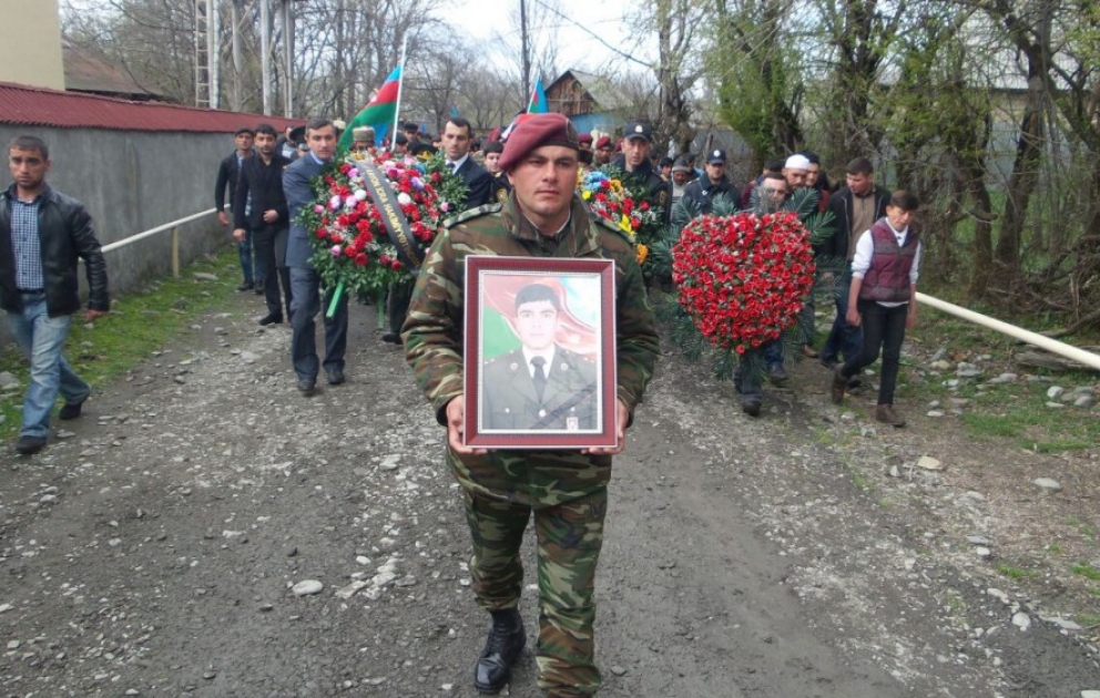 Офицер азербайджанской армии Сахиль Ширинов похоронен в Габале