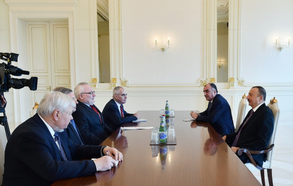 President Ilham Aliyev received OSCE Minsk Group co-chairs and Personal Representative of OSCE Chairperson-in-Office