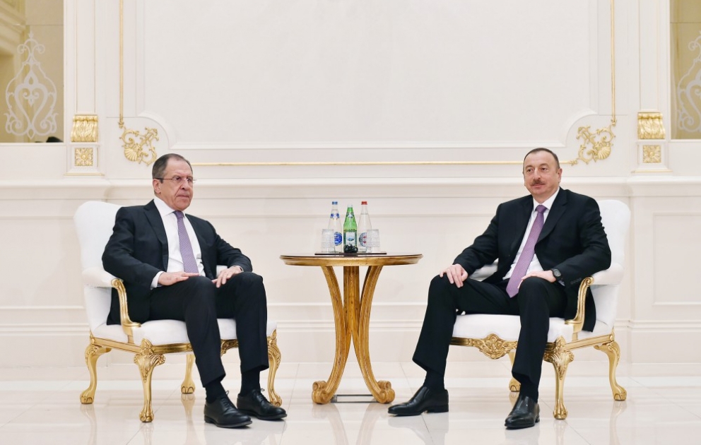 Entretien du président de la République avec le ministre russe des Affaires étrangères