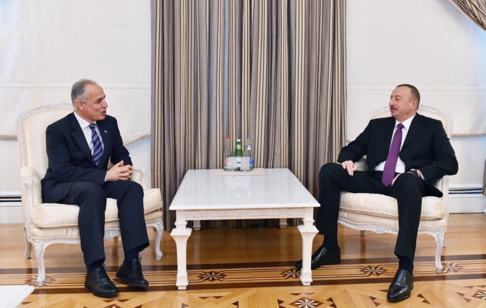 Президент Ильхам Алиев принял новоназначенного резидента-координатора ООН в Азербайджане