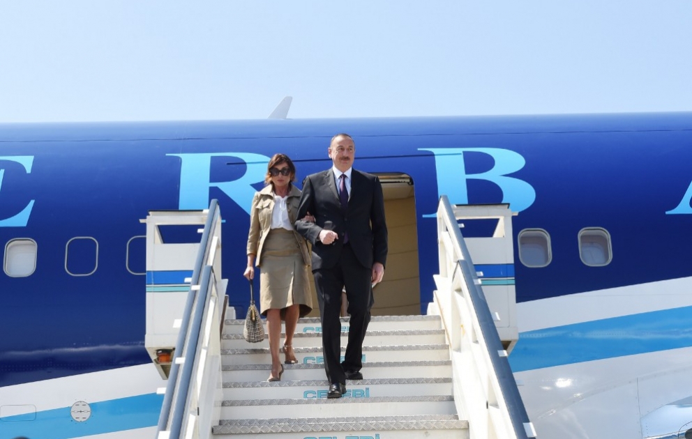 President Ilham Aliyev arrived in Turkey for a working visit