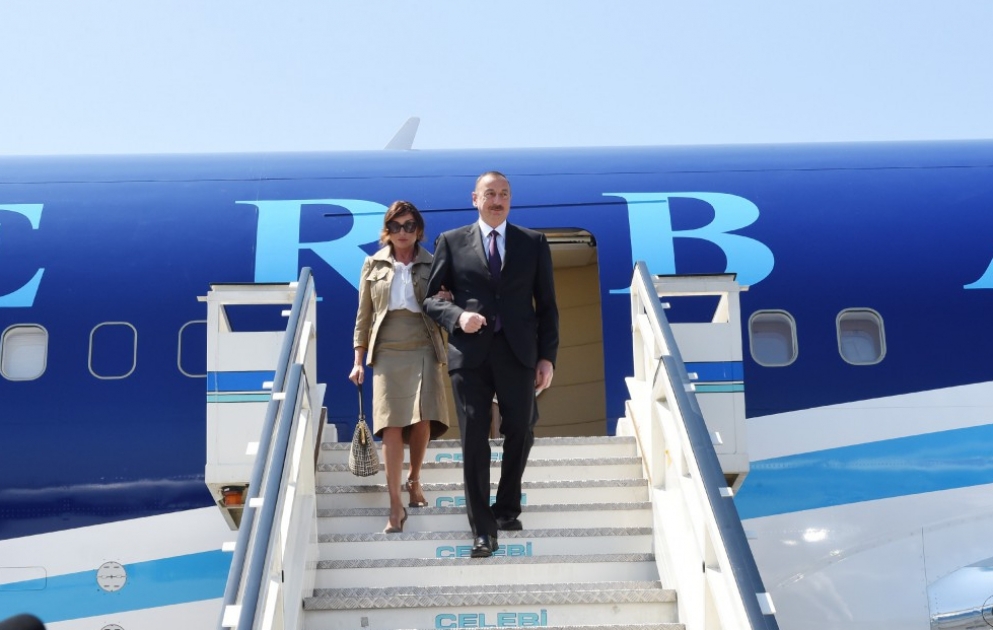 Le président Ilham Aliyev arrive en Turquie pour une visite de travail