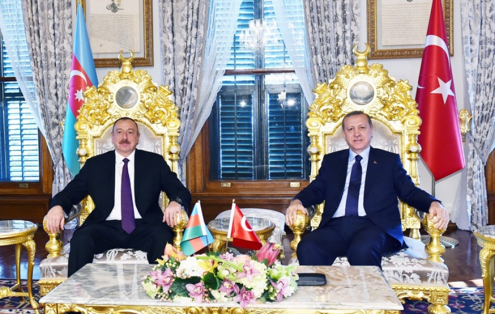 Azərbaycan Prezidenti İlham Əliyevin və Türkiyə Prezidenti Rəcəb Tayyib Ərdoğanın görüşü
