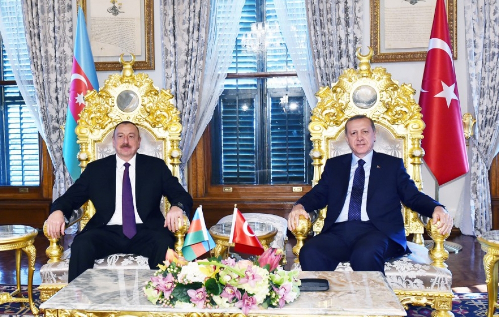 President Ilham Aliyev met with Turkish President Recep Tayyip Erdogan