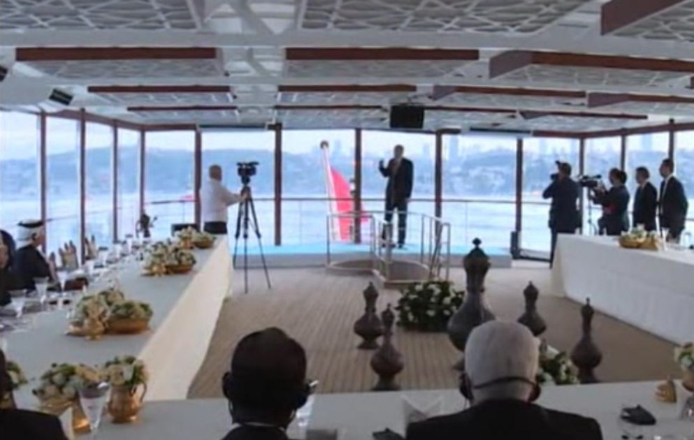 Dinner reception was hosted in honor of heads of state and government