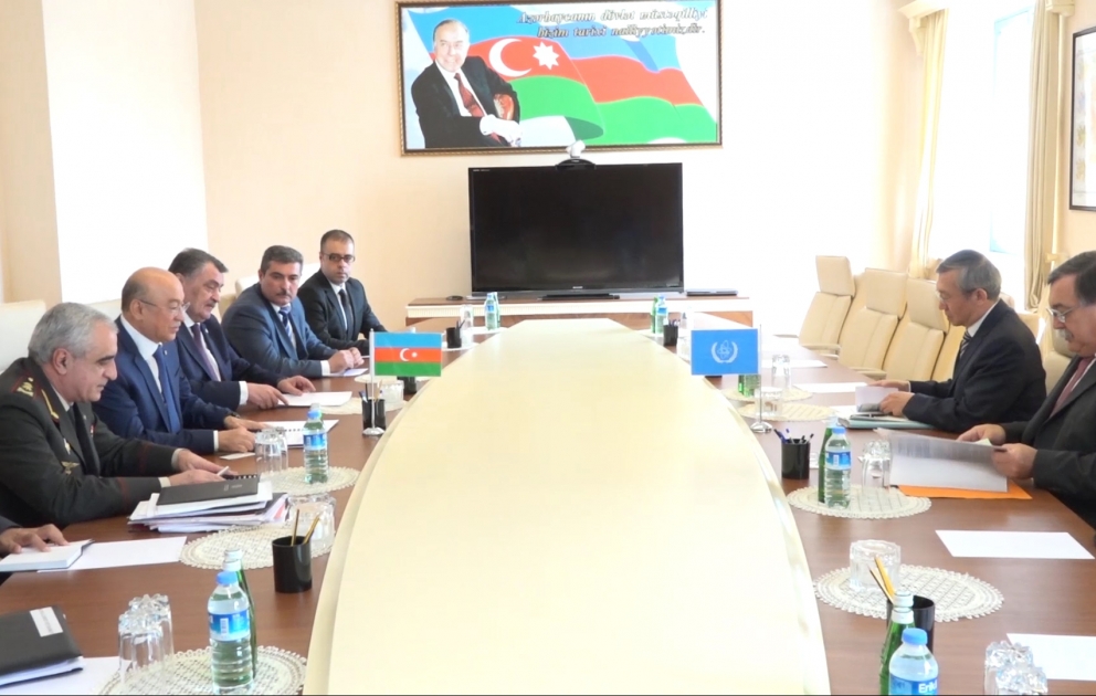 Fövqəladə hallar naziri Atom Enerjisi üzrə Beynəlxalq Agentliyin nümayəndə heyəti ilə görüşüb