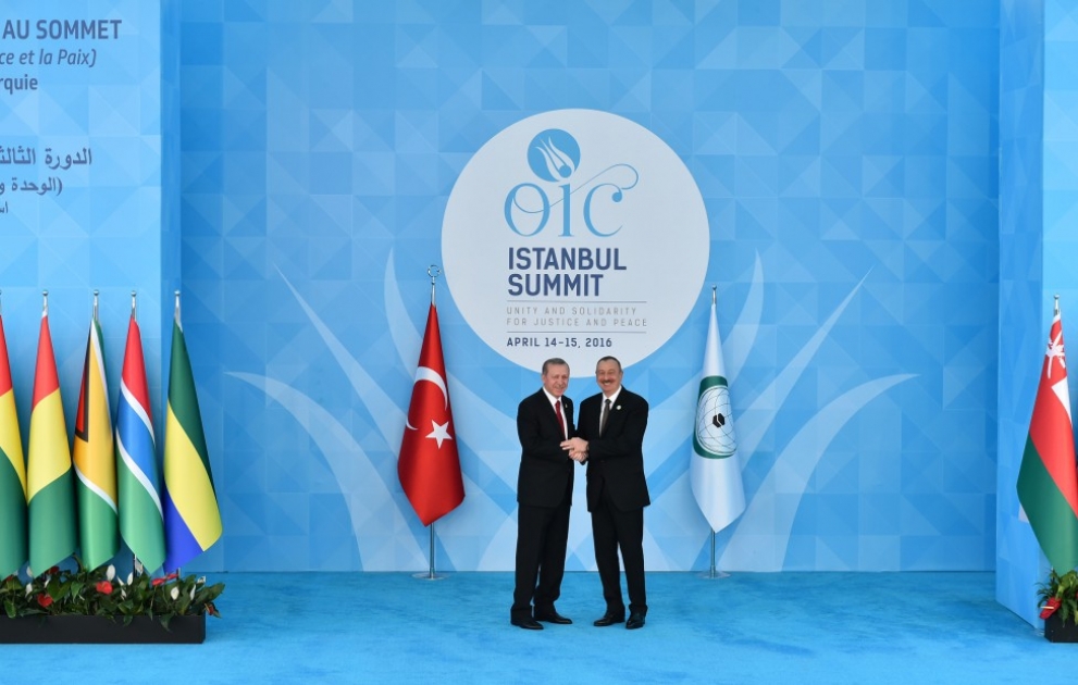 President Ilham Aliyev attends 13th Summit of Organization of Islamic Cooperation in Istanbul