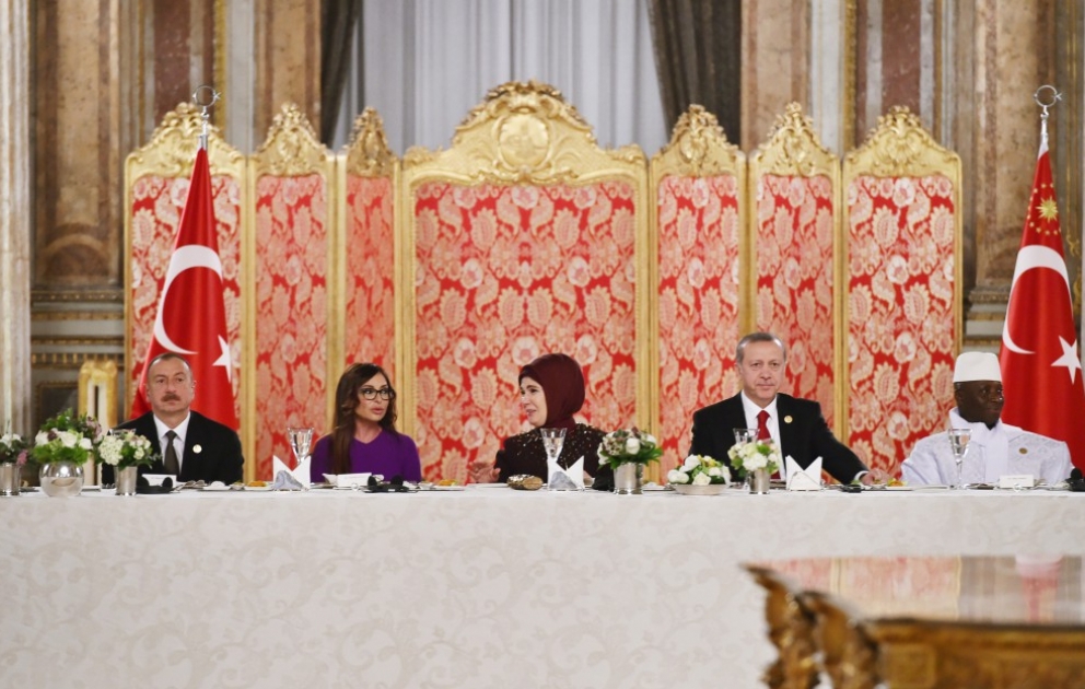 Reception was hosted in honor of heads of state and government