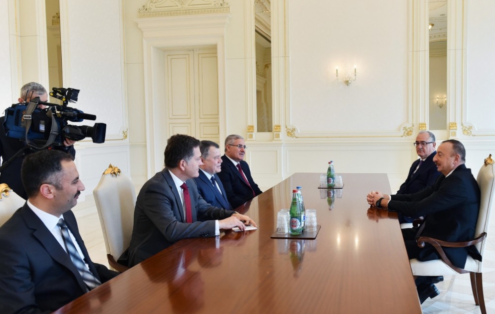 President Ilham Aliyev received delegation led by chairman of Turkey's Supreme Court of Appeal