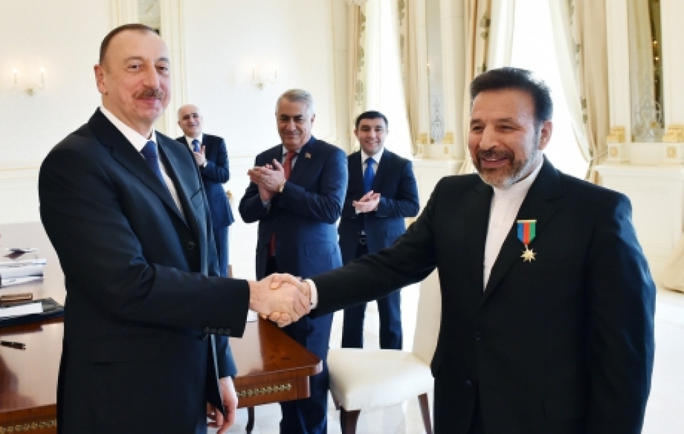 Azərbaycan Prezidenti İlham Əliyev İranın rabitə və informasiya texnologiyaları nazirinə “Dostluq” ordeni təqdim edib