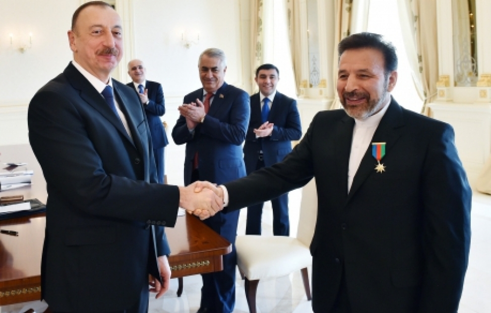 President Ilham Aliyev presented “Dostluq” Order to Minister of Information and Communications Technology of Iran