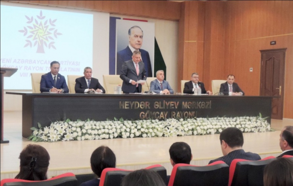 YAP Göyçay rayon təşkilatının səkkizinci konfransı keçirilib