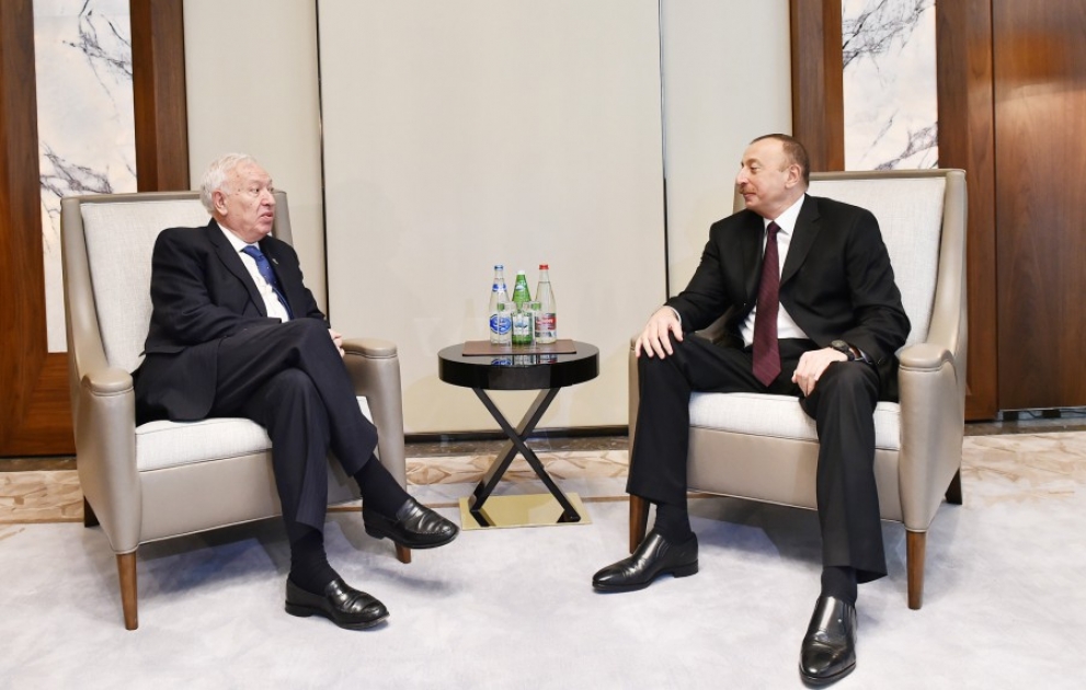 President Ilham Aliyev met with Spanish Foreign Minister