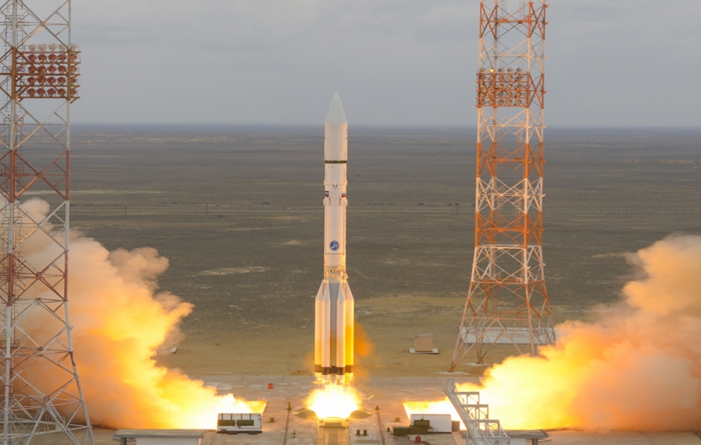 Роскосмос опубликовал первое видео запуска ракеты «Союз-2.1а»