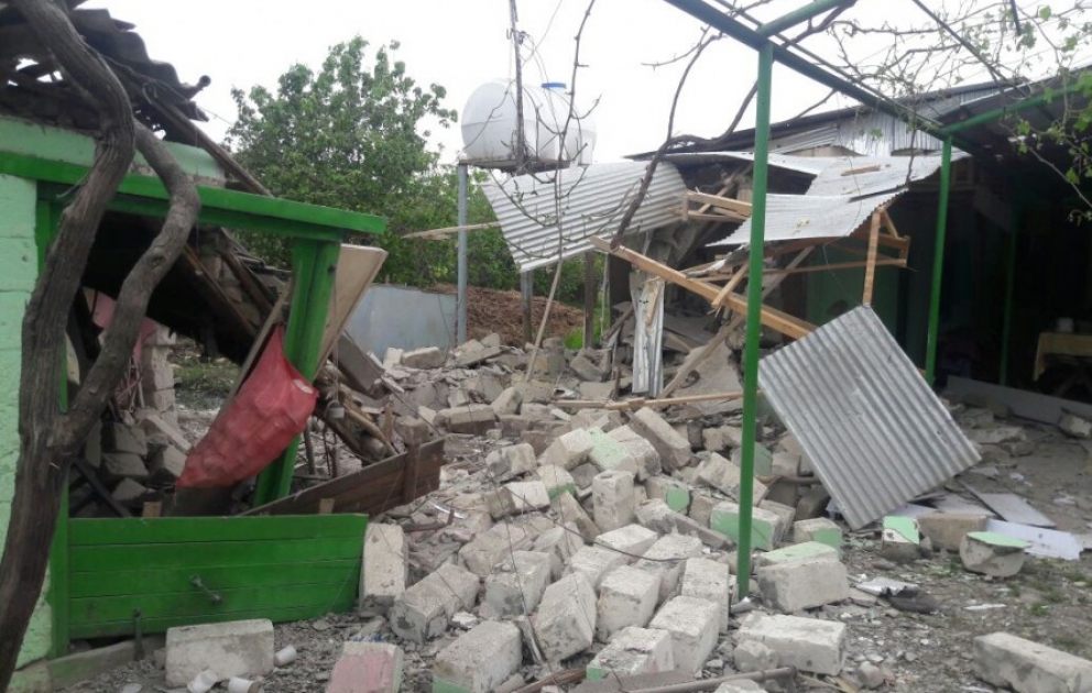 Armenian armed units continue to keep residential settlements under intense fire