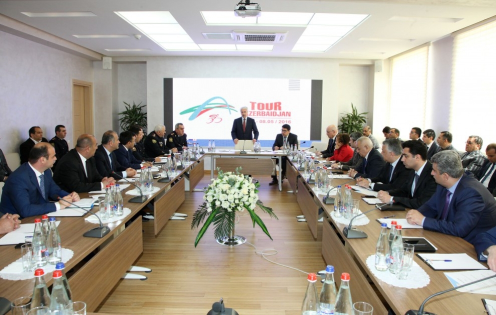 “Tour d’Azerbaidjan-2016”nın Təşkilat Komitəsinin iclası keçirilib