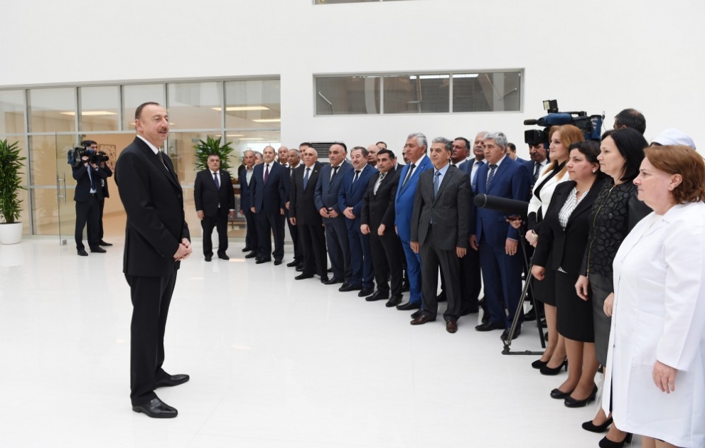 Le nouveau bâtiment de l’Hôpital central de la région d’Aghsou a été inauguré