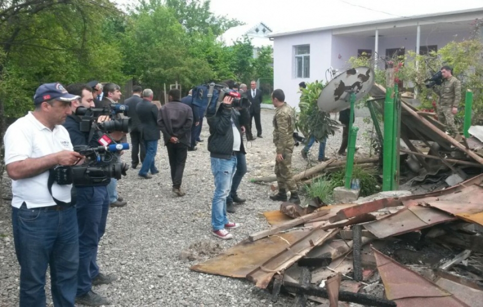 Зарубежные и местные журналисты посетили села Сарыджалы, Махрызлы Агдамского района