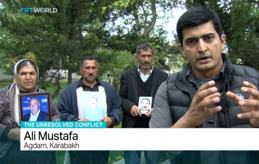 В репортаже канала «TRT World» доводятся до внимания зверства армян против гражданского населения Азербайджана