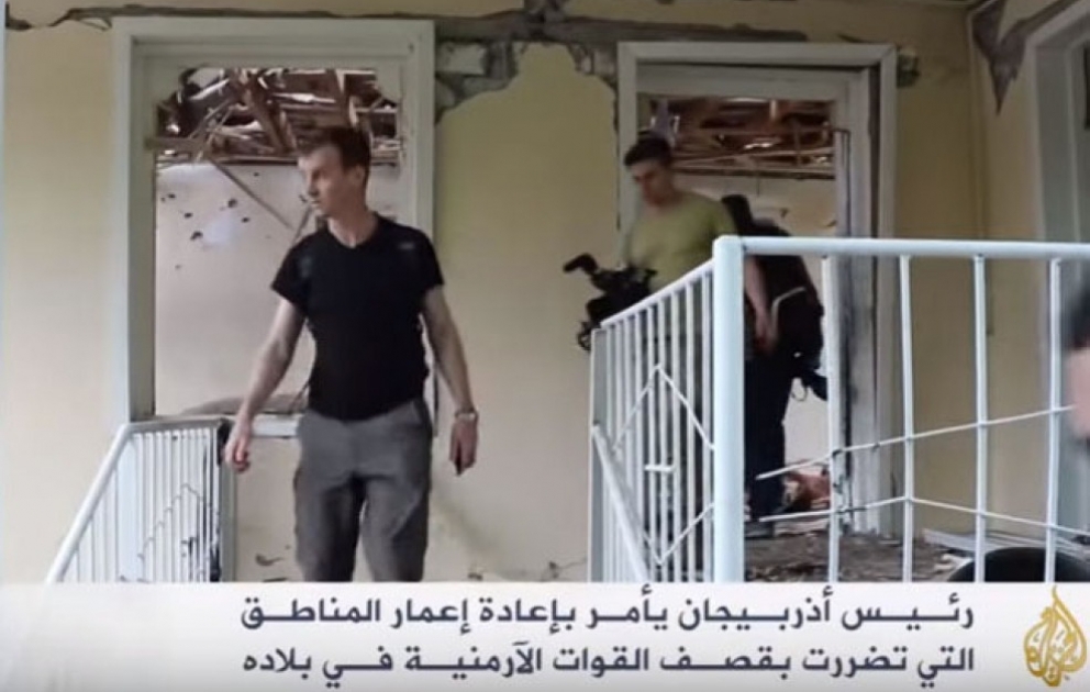 Əl-Cəzirə kanalı ermənilərin azərbaycanlı mülki əhaliyə vurduğu ziyanla bağlı reportaj yayımlayıb