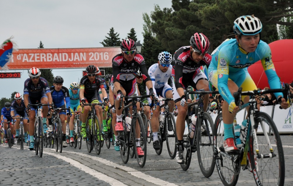 Almaniyalı velosipedçi “Tour d'Azerbaidjan-2016” beynəlxalq velosiped turunun birinci mərhələsinin qalibi olub