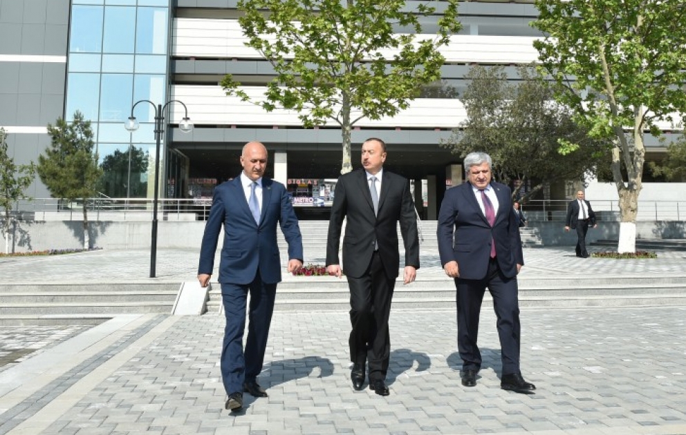 President Ilham Aliyev viewed conditions created in Heydar Garden