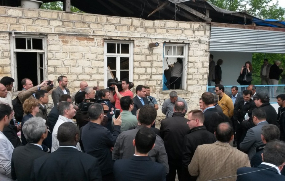 Representatives of diplomatic corps accredited in Azerbaijan visit frontline