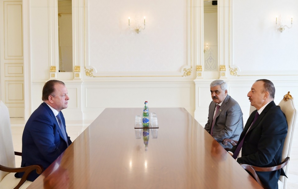 President Ilham Aliyev received President of International Judo Federation