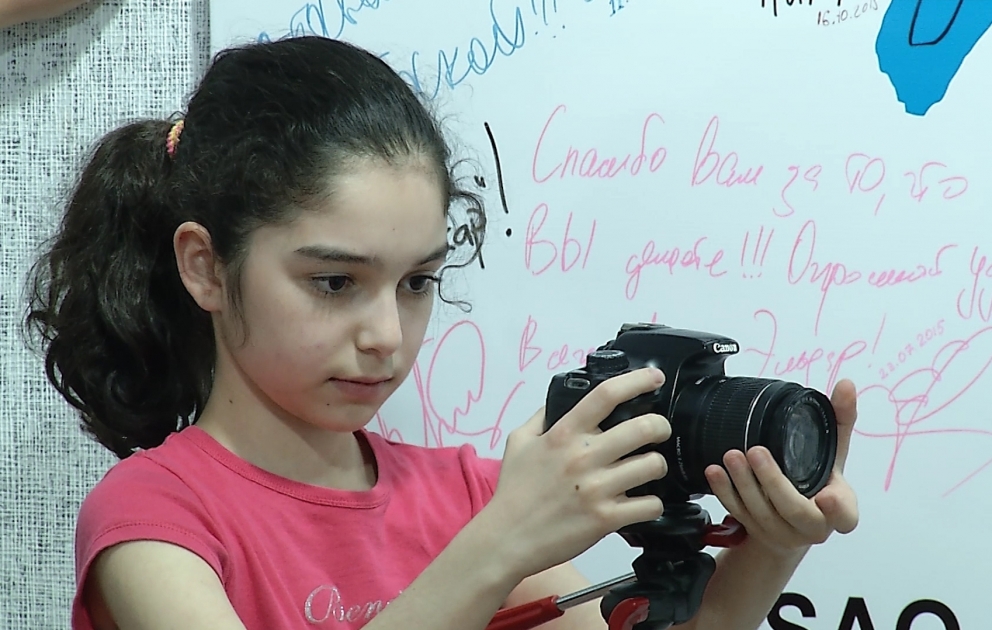 Bakıda fəaliyyət göstərən Uşaq Kino Məktəbindən REPORTAJ