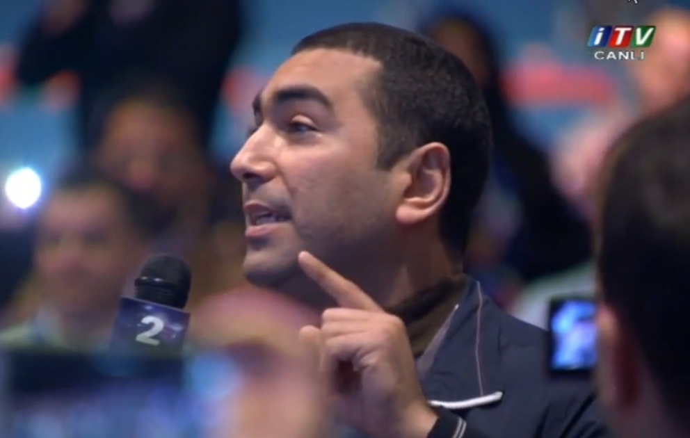 Protests against Armenia`s provocation during Eurovision-2016 semi final