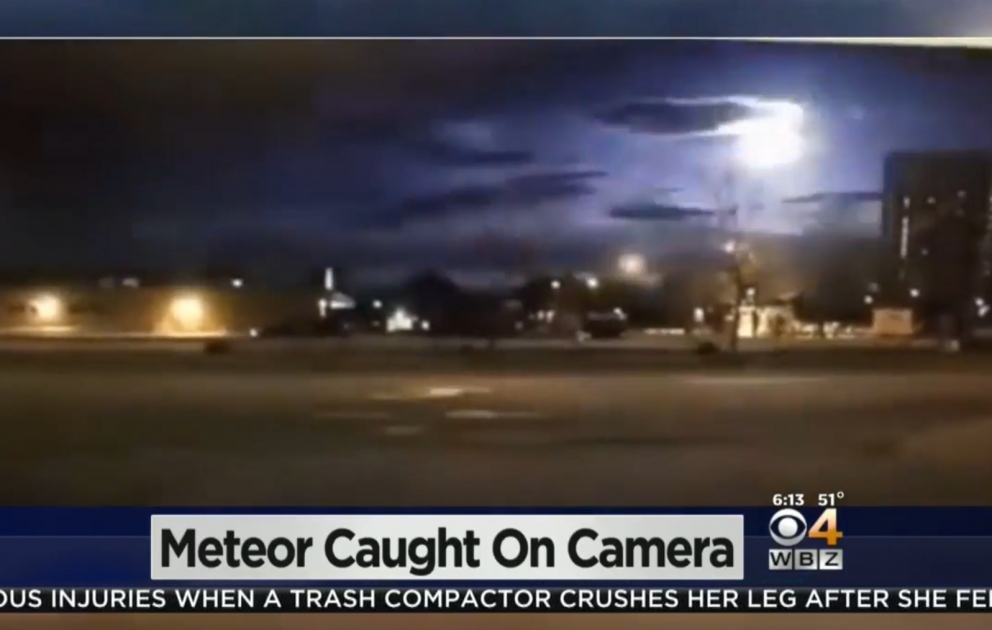 Amerikanın Men ştatına meteorit düşüb