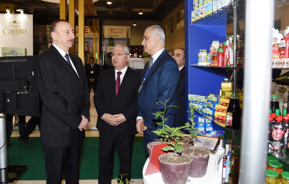 Salons de l’alimentation et de l’agriculture : visite du président Ilham Aliyev