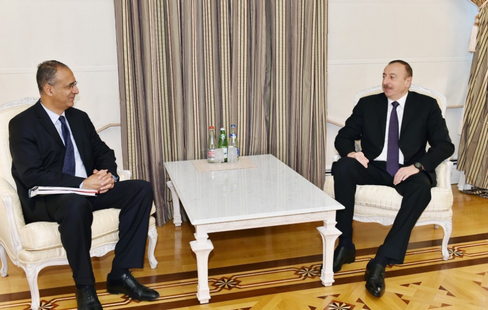 Präsident Ilham Aliyev empfängt Leiter der IWF-Mission für Aserbaidschan