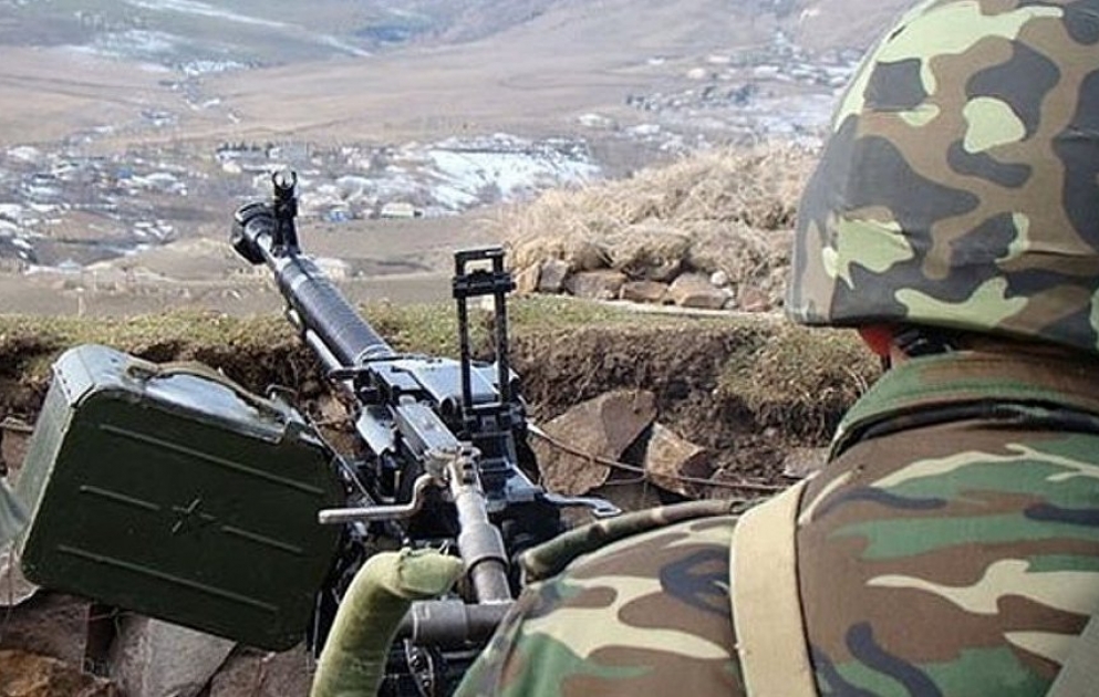 Erməni silahlı bölmələri atəşkəs rejimini 29 dəfə pozub