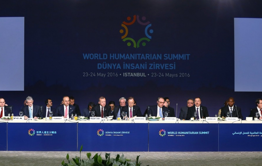 Le président Ilham Aliyev participe au Sommet humanitaire mondial à Istanbul