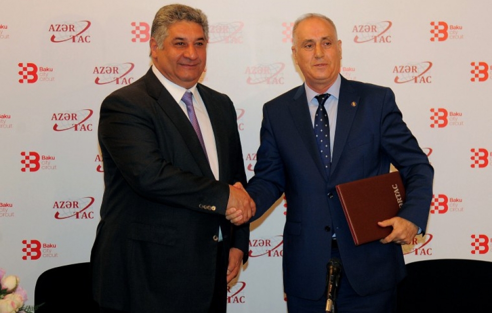AZƏRTAC Bakıda keçiriləcək “Formula-1”in rəsmi media tərəfdaşı olub