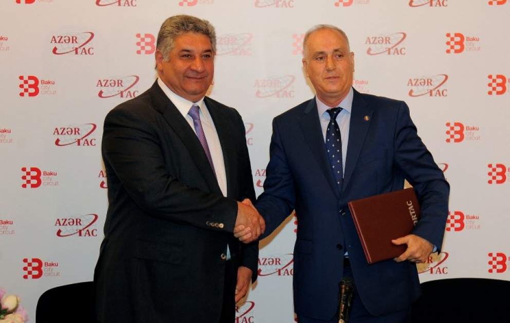 AZERTAC offizieller Medienpartner von Baku City Circuit geworden