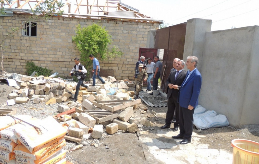 Baş nazirin müavini Əli Əhmədov və Milli Məclisin deputatları Tərtər rayonunda olublar