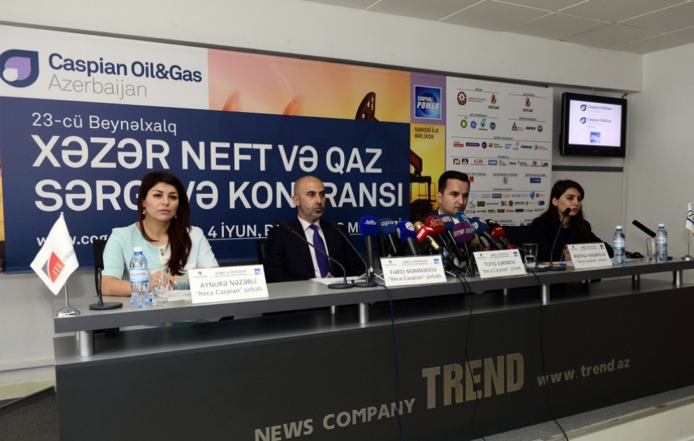 В выставке Caspian Oil&Gas 2016 примут участие 240 компаний из 30 стран