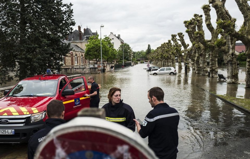 France : la Seine en crue à Paris