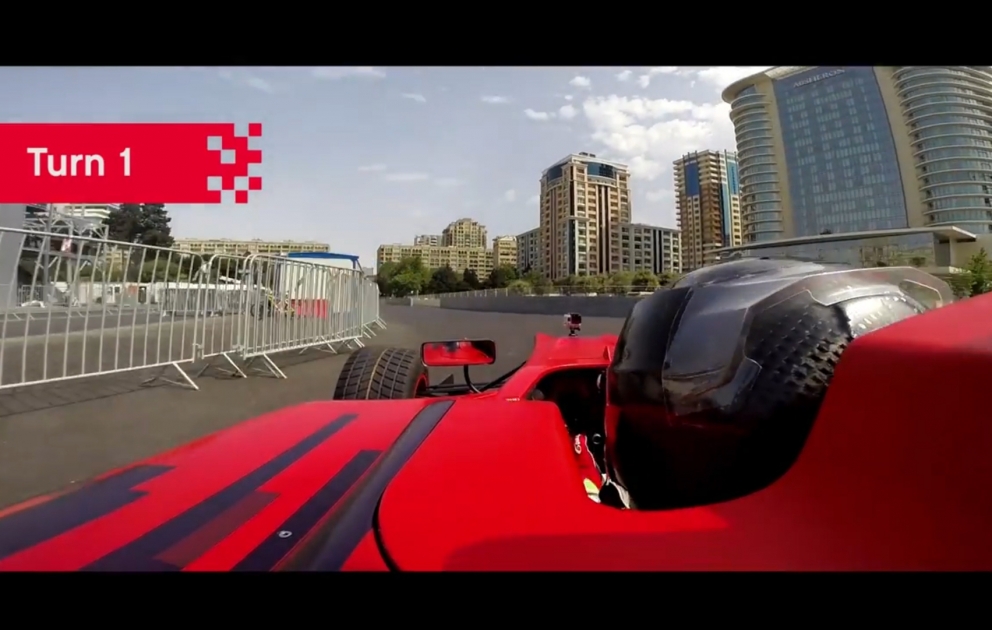 “Formula-1”in rəsmi elçisi Gülhüseyn Abdullayev Bakı şəhər halqasında  VİDEOÇARX