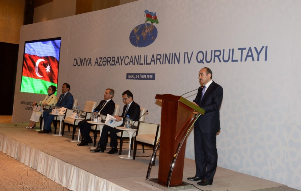 Dünya Azərbaycanlılarının IV Qurultayı başa çatıb