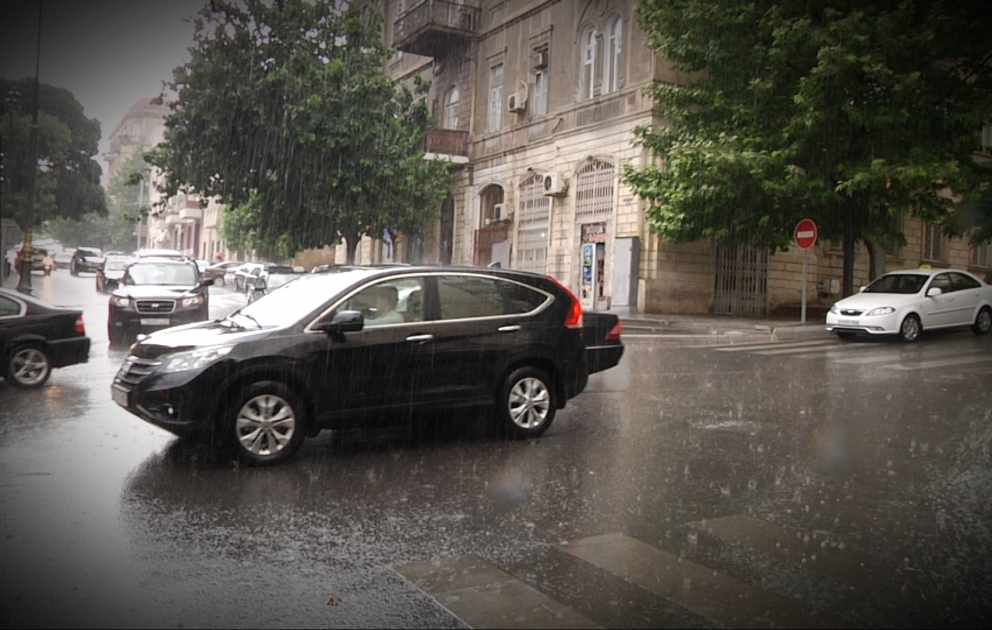 Pluie torrentielle à Bakou