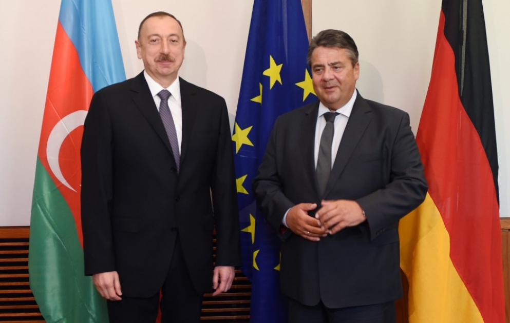 Berlin: rencontre du président Ilham Aliyev avec le vice-chancelier allemand