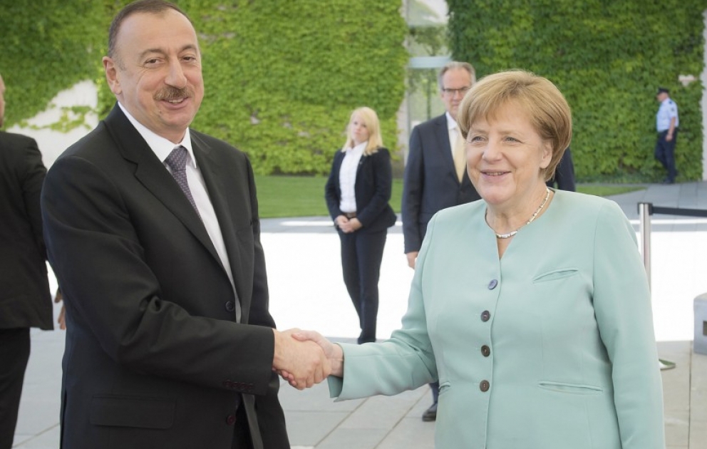 Состоялась встреча Президента Азербайджана Ильхама Алиева и Канцлера Германии Ангелы Меркель