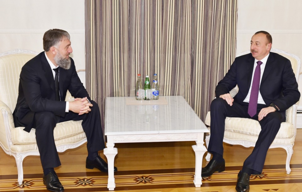 President Ilham Aliyev received Personal Envoy of the Head of the Chechen Republic
