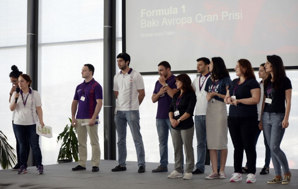 “Formula-1” Avropa Qran-prisi könüllülərinin məkan üzrə təlimi təşkil olunub