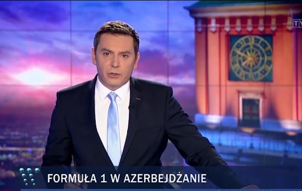 Польский телеканал TVP подготовил специальный репортаж о «Формуле-1» в Баку
